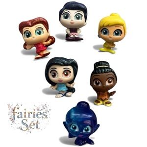 Disney Princess Mini Action Figures Set